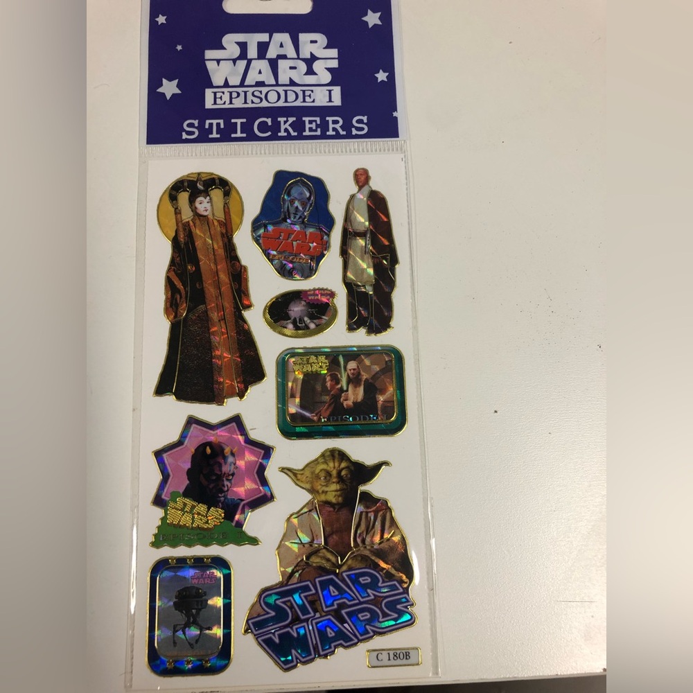 Star Wars Ep. 1 Stickers - New in pkg